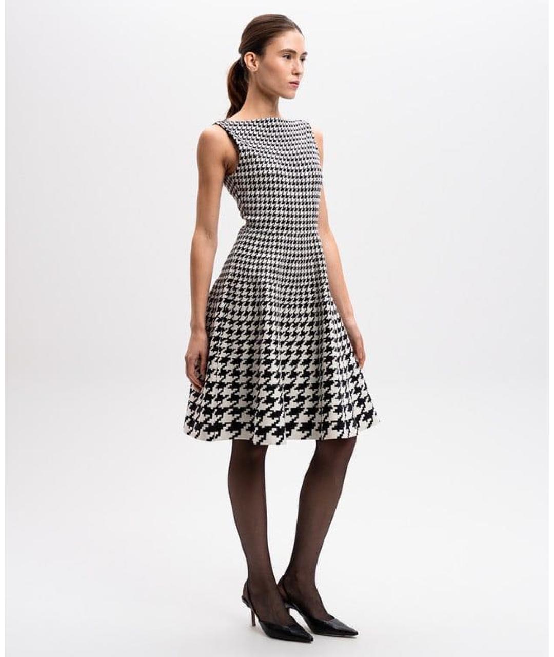 CHRISTIAN DIOR Мульти хлопковое коктейльное платье, фото 3