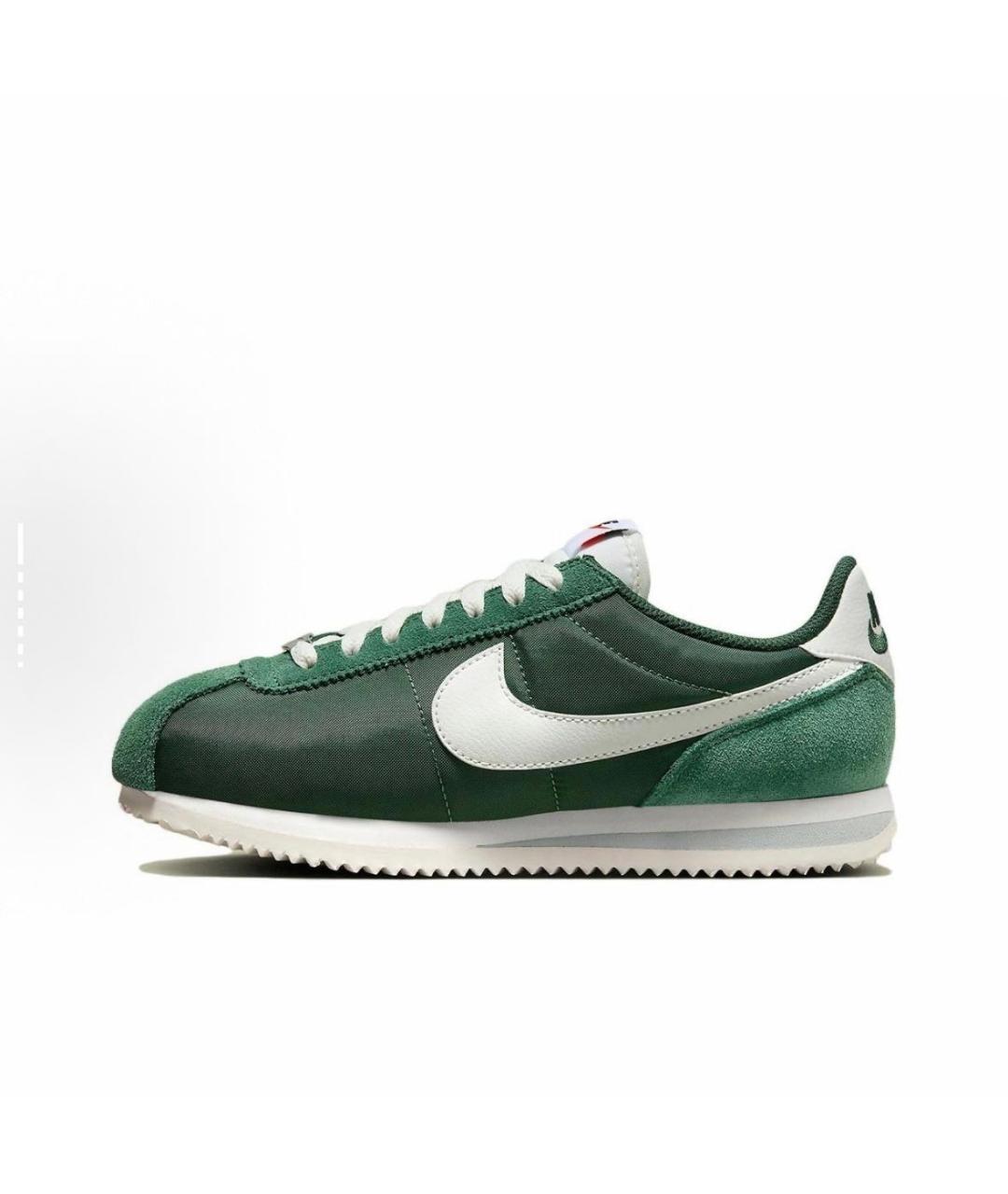 NIKE Зеленые текстильные кроссовки, фото 2