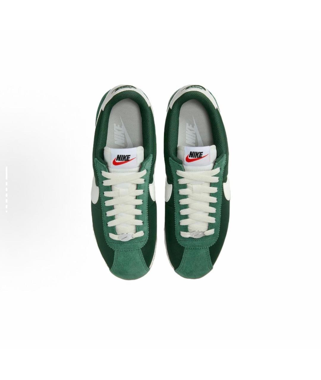 NIKE Зеленые текстильные кроссовки, фото 4