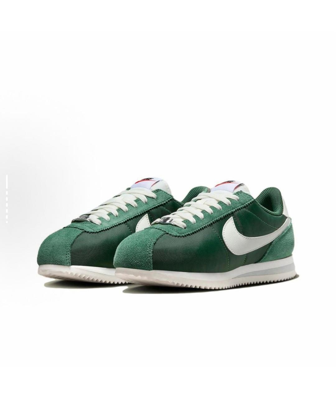 NIKE Зеленые текстильные кроссовки, фото 3