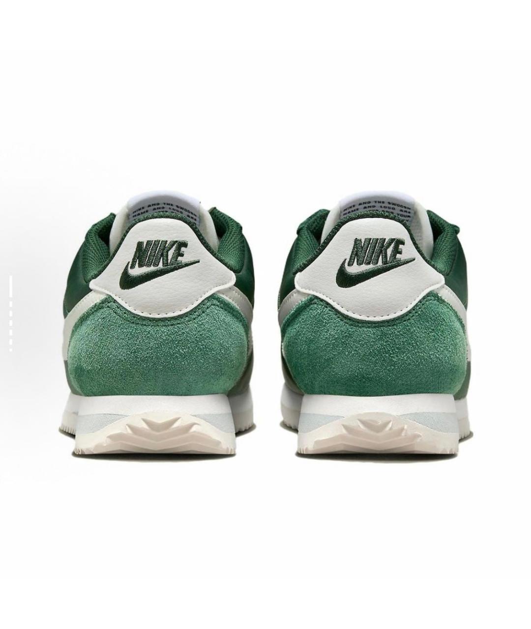 NIKE Зеленые текстильные кроссовки, фото 5