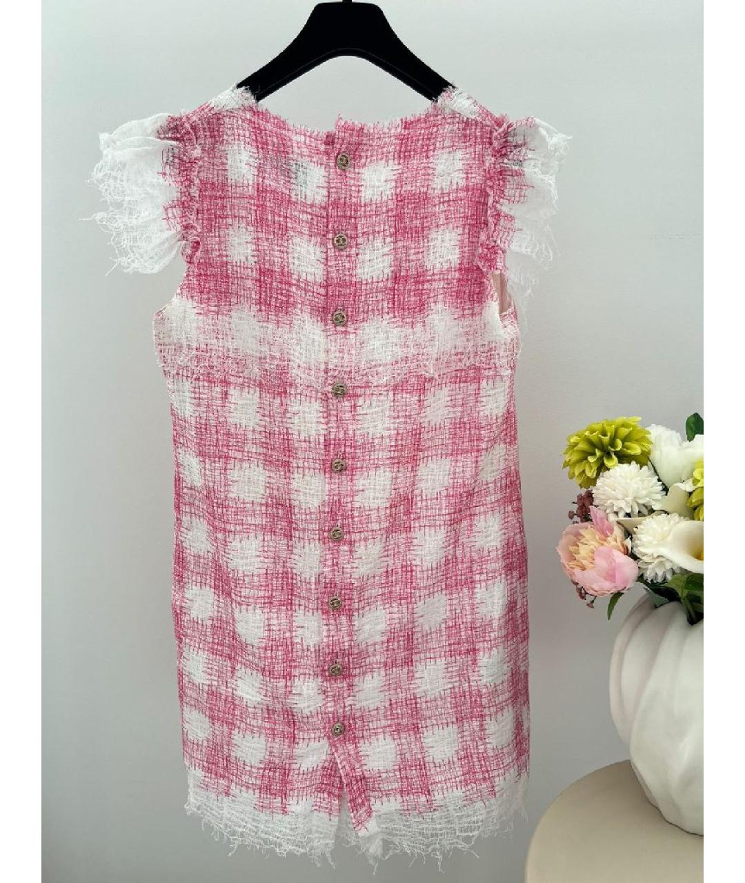 CHANEL Розовое повседневное платье, фото 2