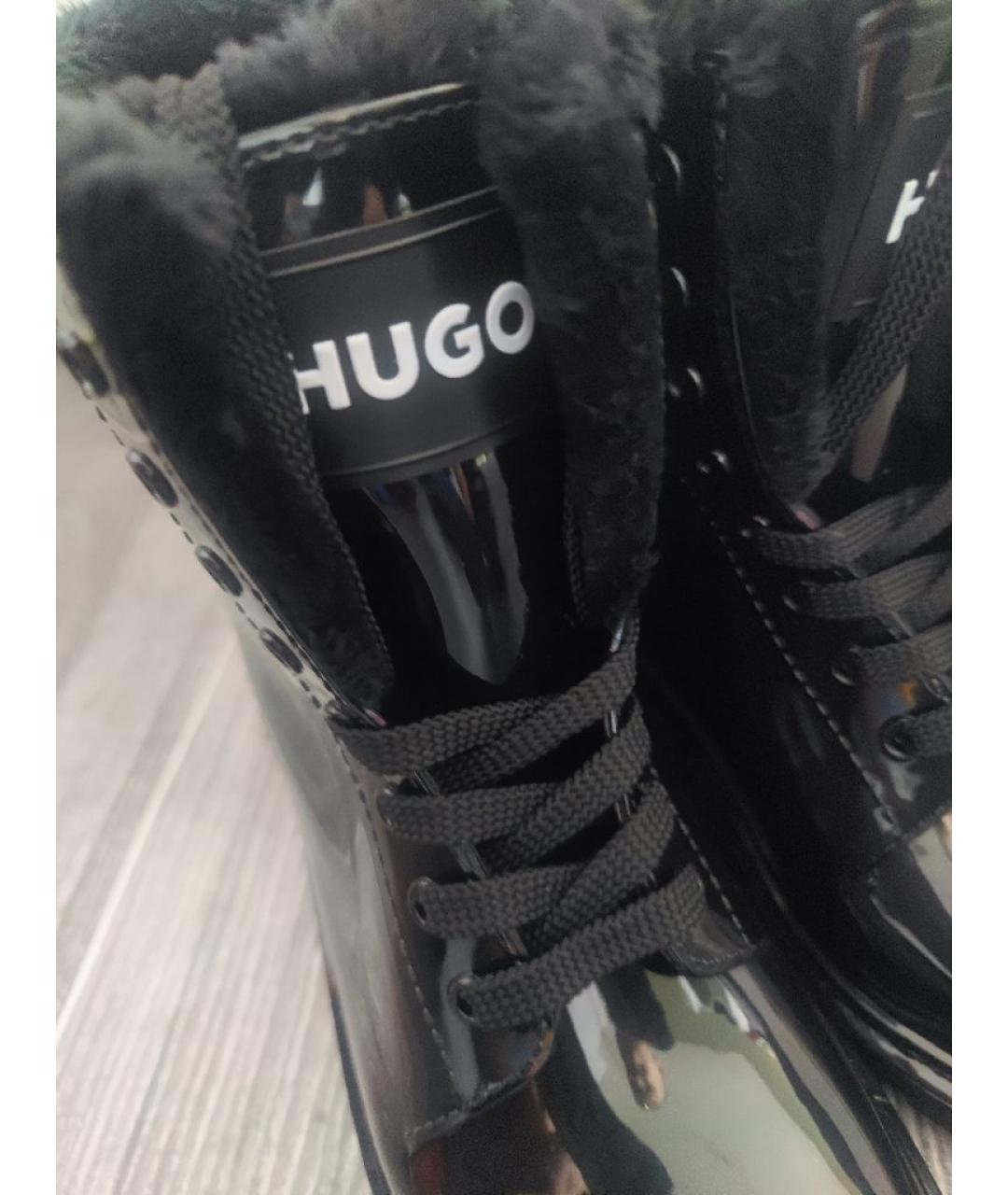 HUGO Черные ботинки, фото 7