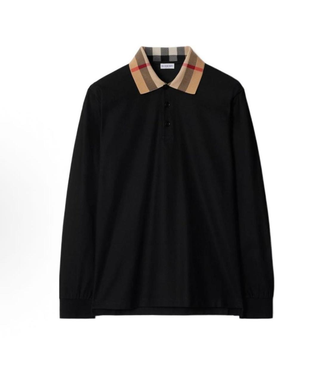 BURBERRY Черная хлопковая кэжуал рубашка, фото 9