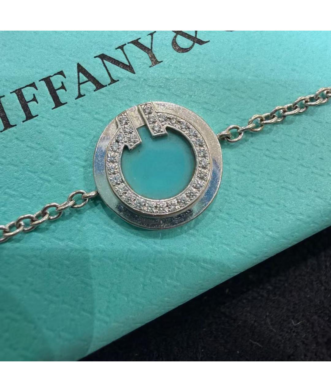 TIFFANY&CO Серебрянный браслет из белого золота, фото 3