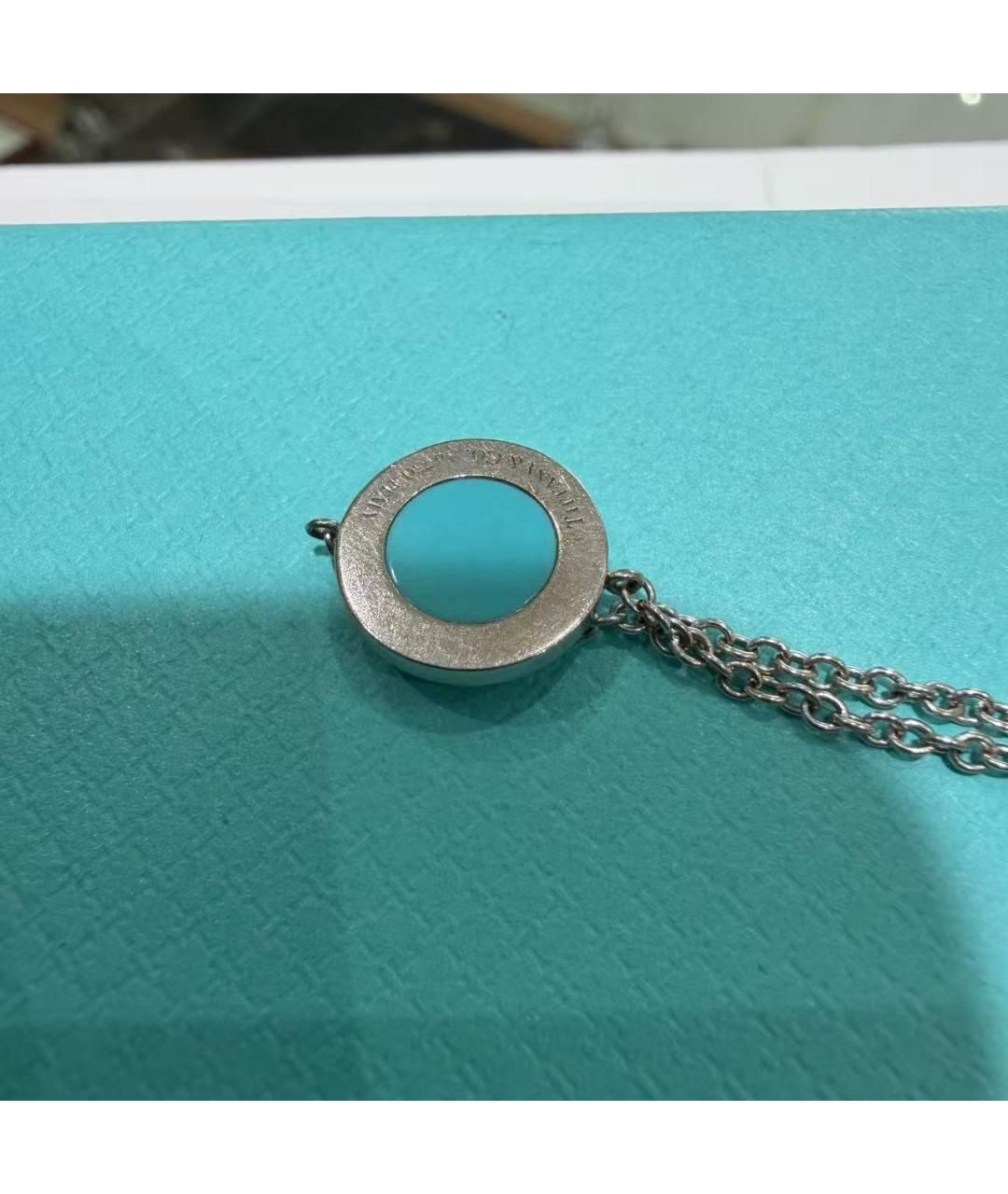 TIFFANY&CO Серебрянный браслет из белого золота, фото 4