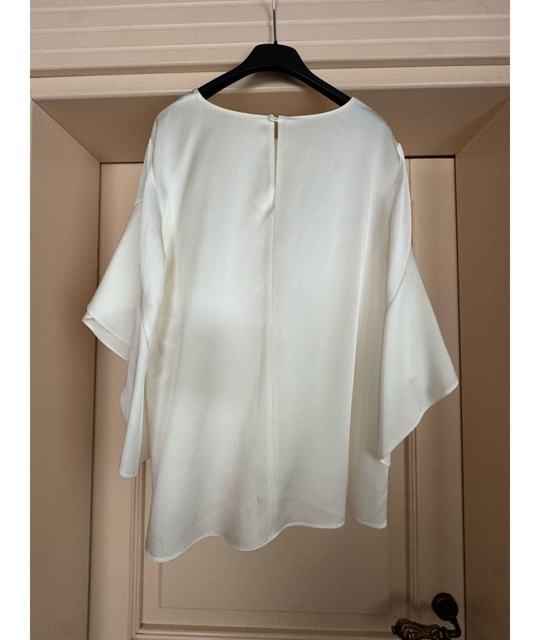 FENDI Белая шелковая блузы, фото 2