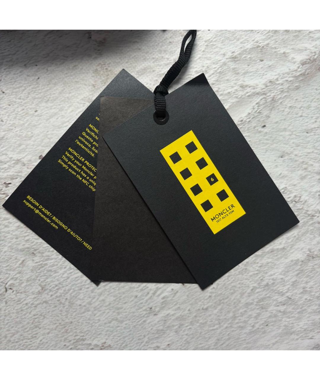 MONCLER Серая тканевая поясная сумка, фото 6