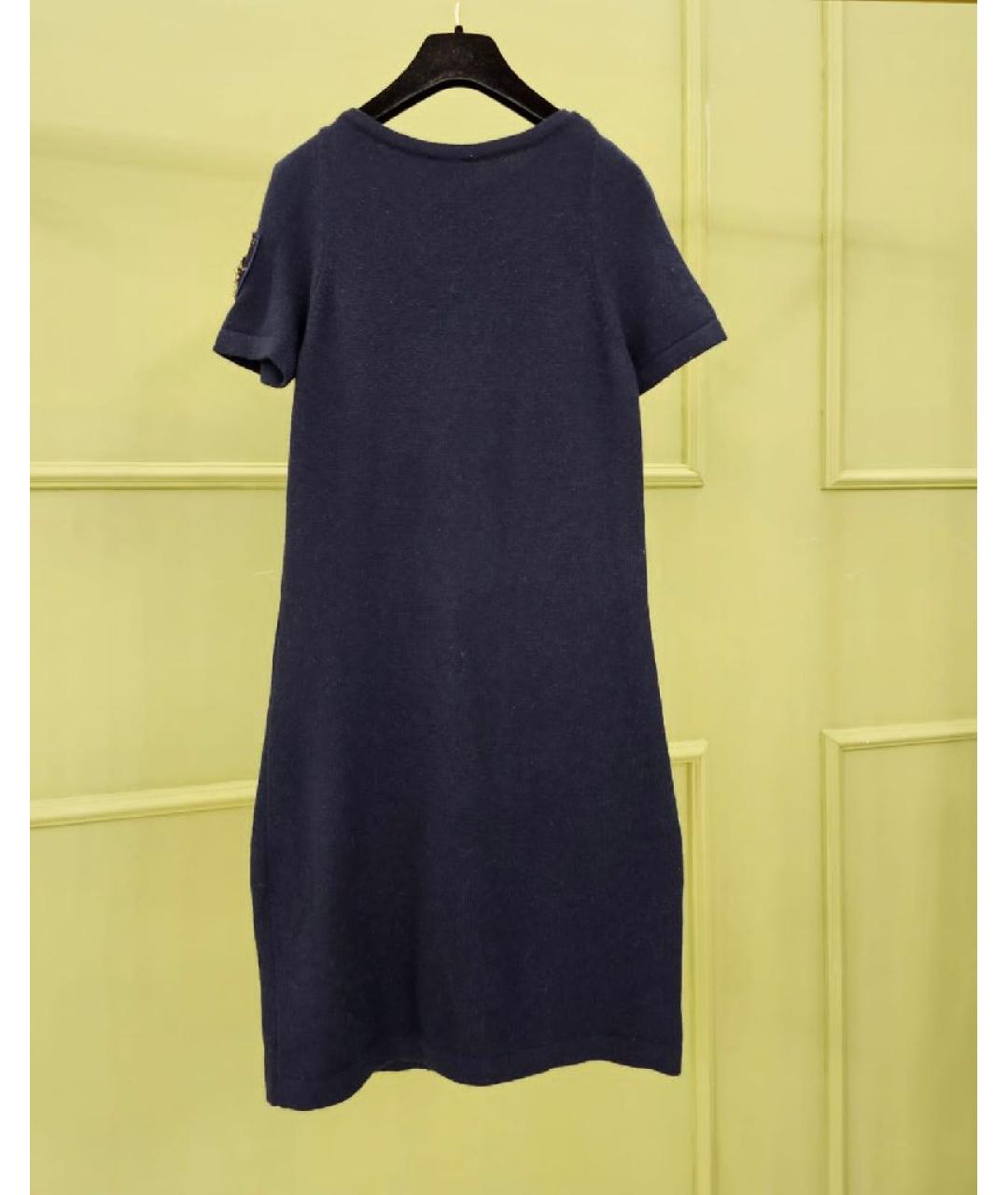 CHANEL Темно-синее повседневное платье, фото 2