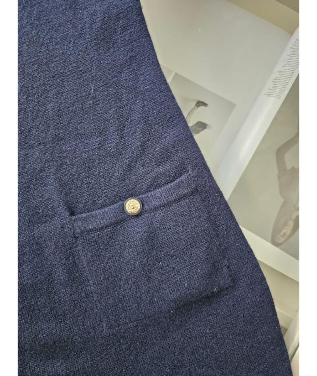 CHANEL Темно-синее повседневное платье, фото 6