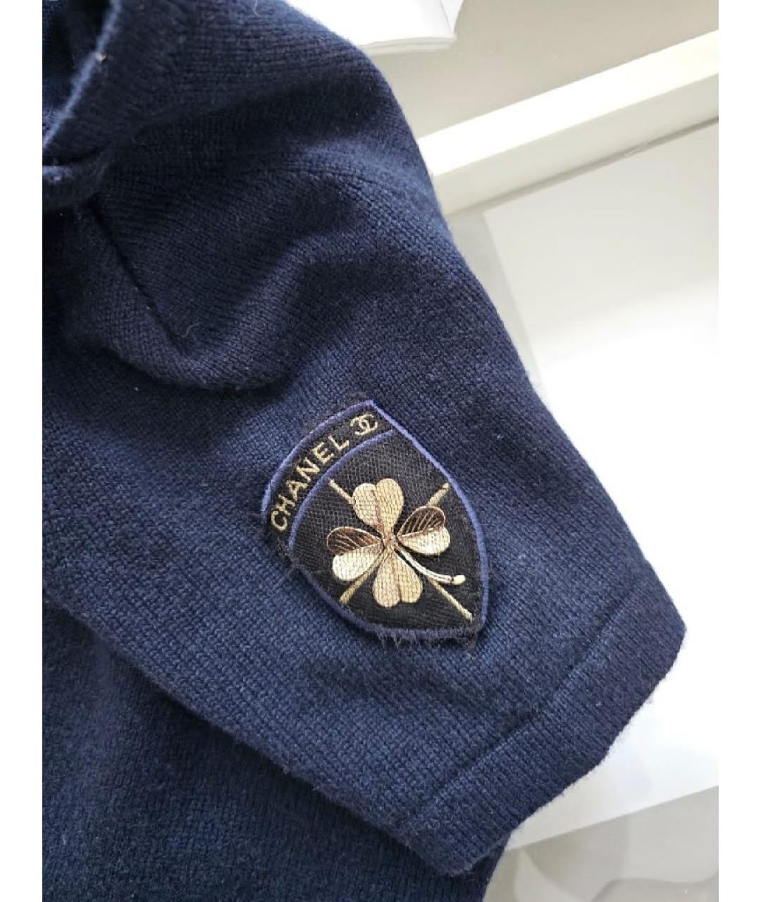 CHANEL Темно-синее повседневное платье, фото 5