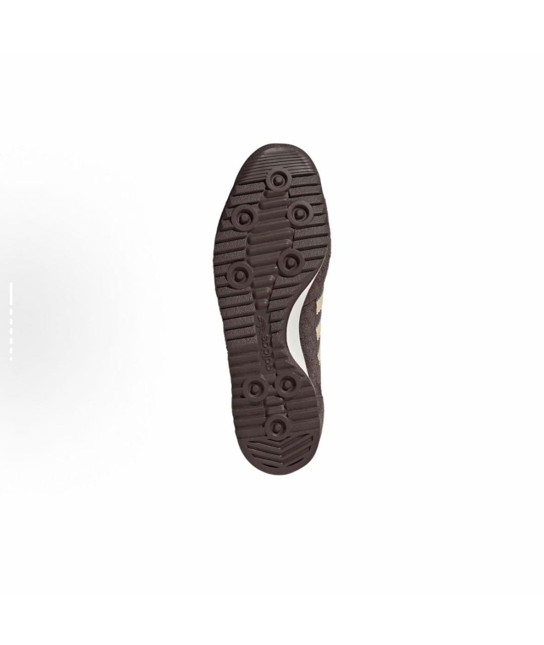 ADIDAS Коричневые кожаные кроссовки, фото 6