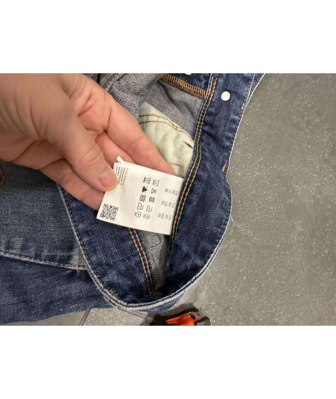 HUGO BOSS Темно-синие хлопковые шорты, фото 3