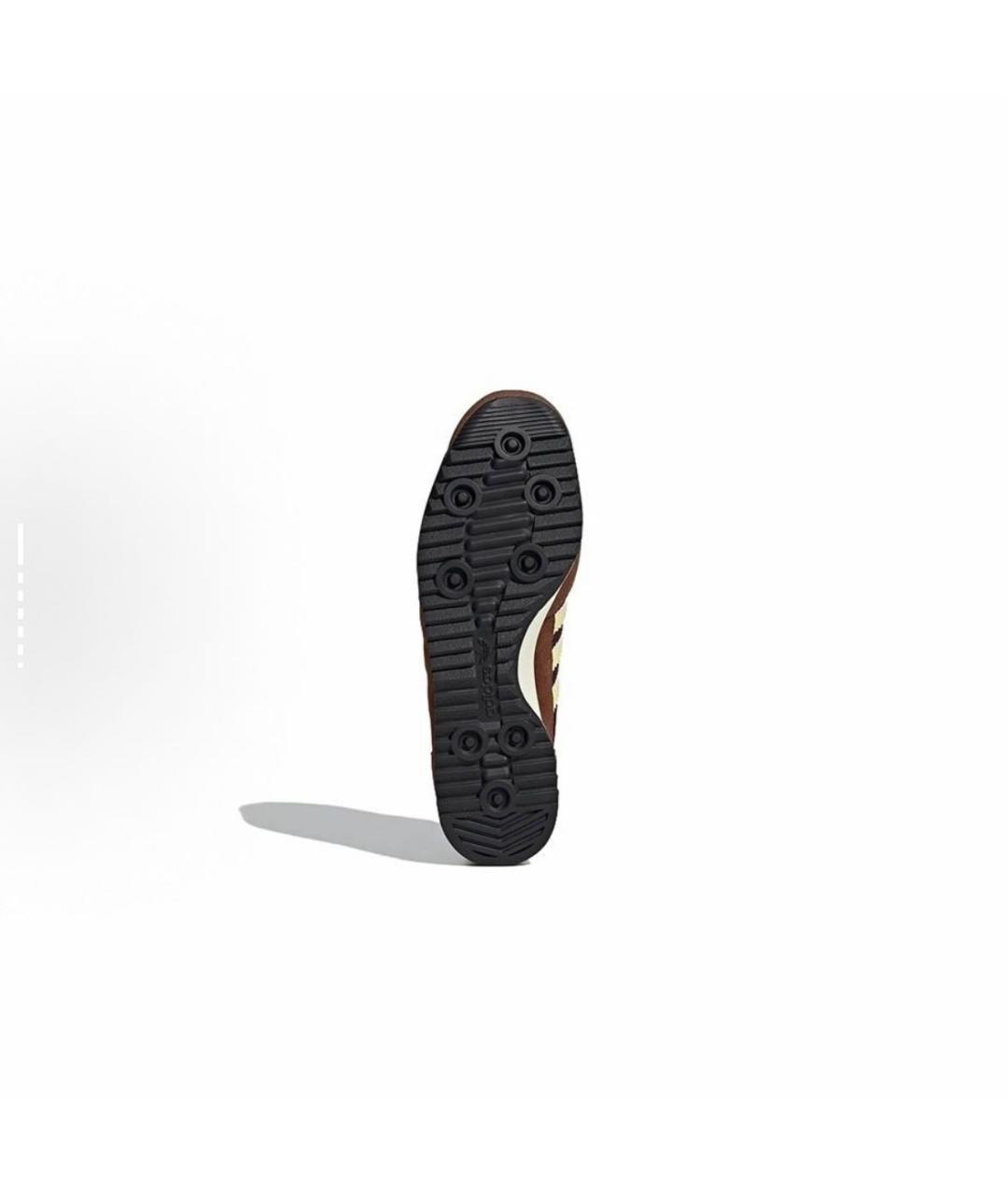 ADIDAS Бордовые текстильные кроссовки, фото 6