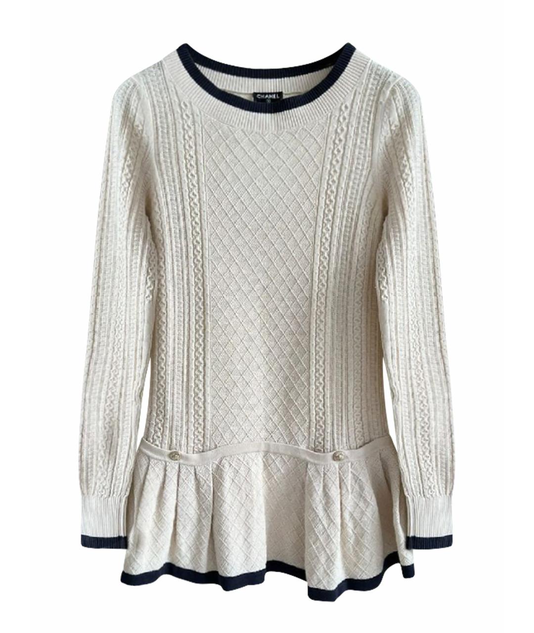CHANEL Бежевый джемпер / свитер, фото 1