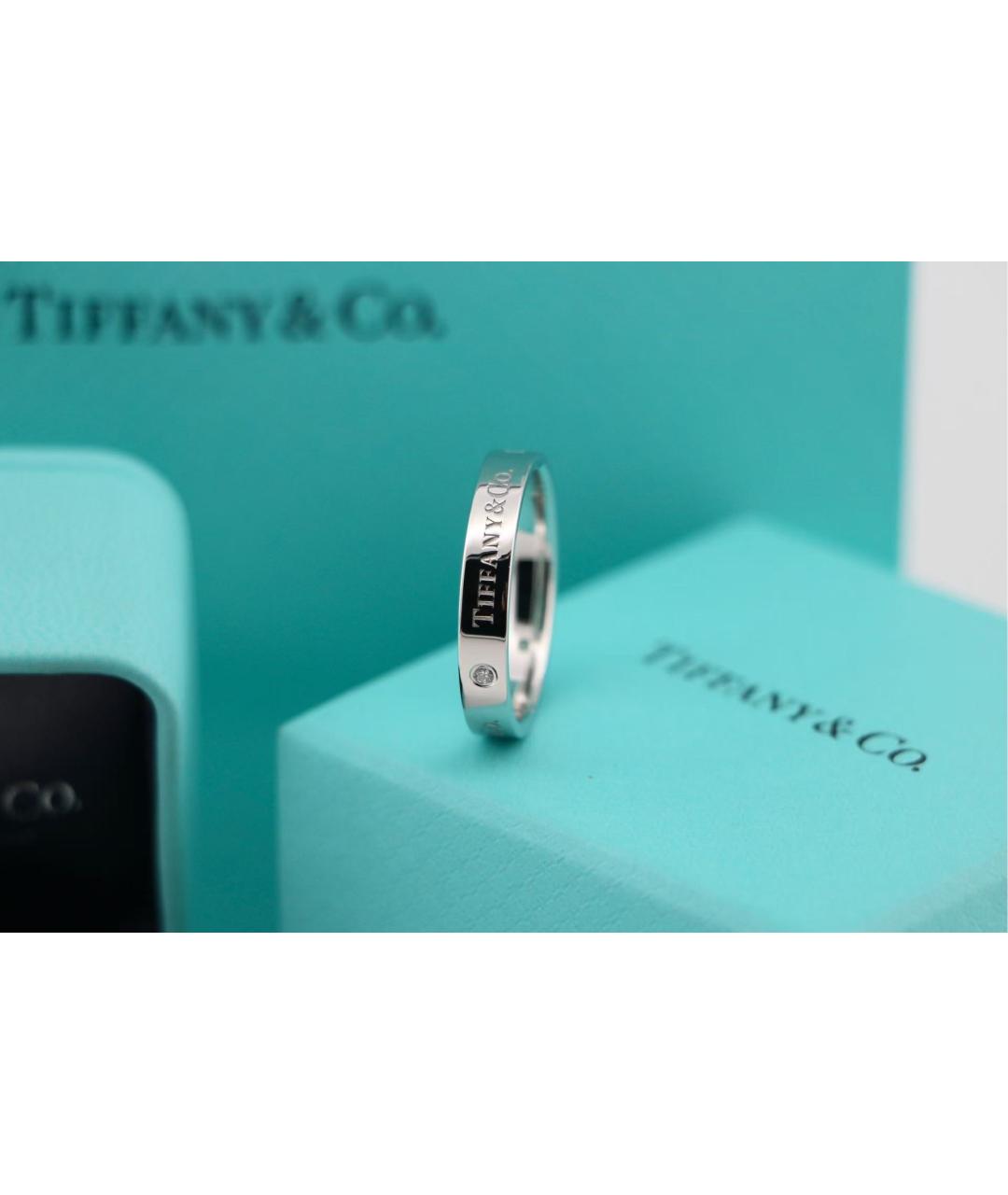 TIFFANY&CO Серебряное платиновое кольцо, фото 3