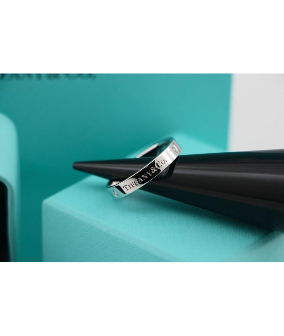 TIFFANY&CO Серебряное платиновое кольцо, фото 4