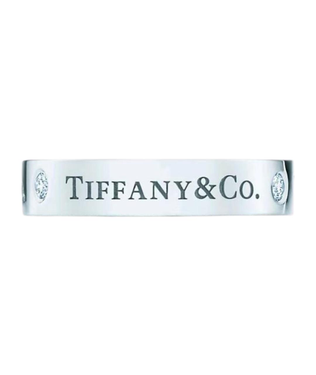 TIFFANY&CO Серебряное платиновое кольцо, фото 1