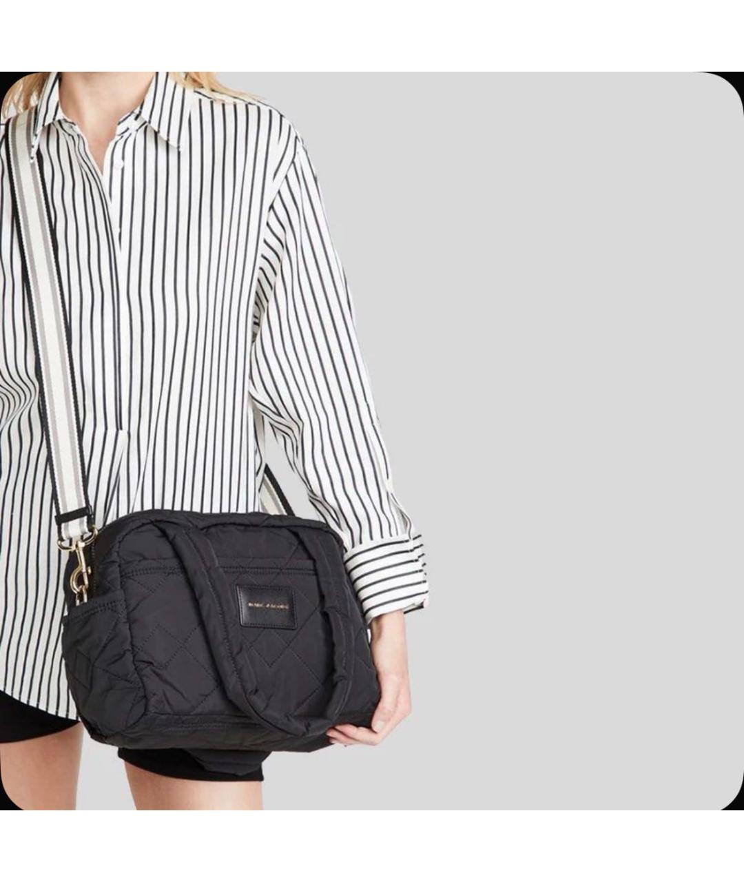 MARC JACOBS Черная тканевая сумка тоут, фото 5