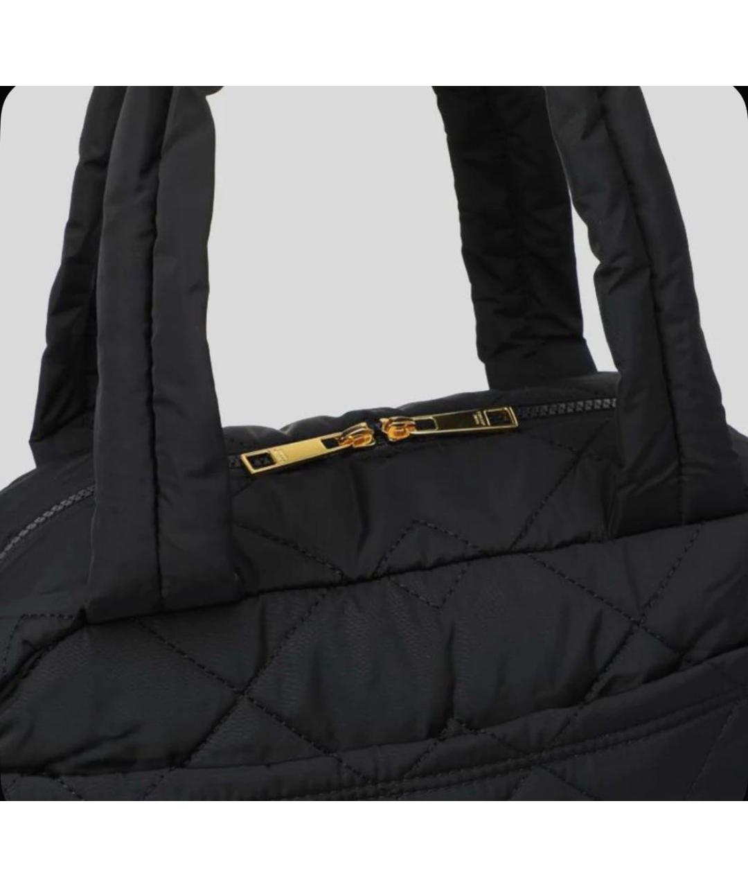 MARC JACOBS Черная тканевая сумка тоут, фото 4