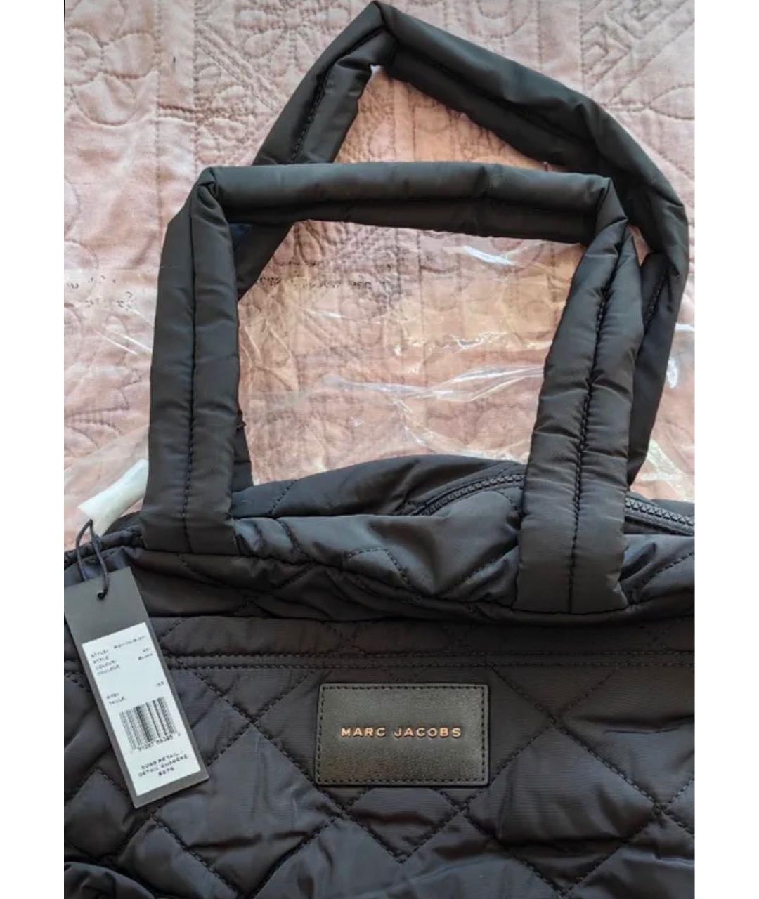 MARC JACOBS Черная тканевая сумка тоут, фото 6