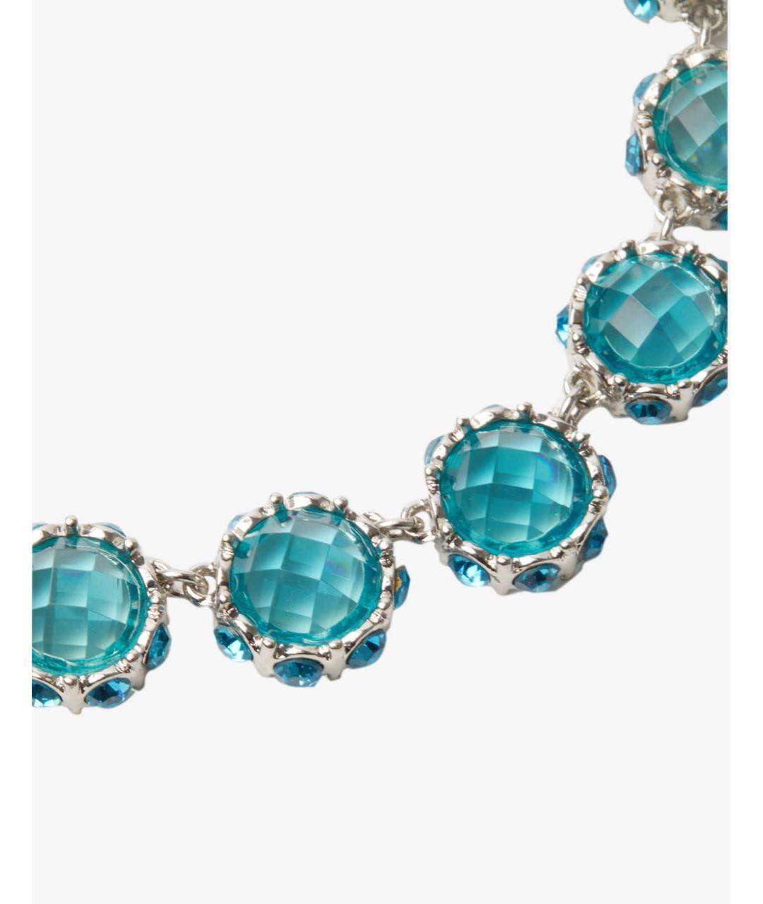 WEEKEND MAX MARA Голубое металлическое колье, фото 2