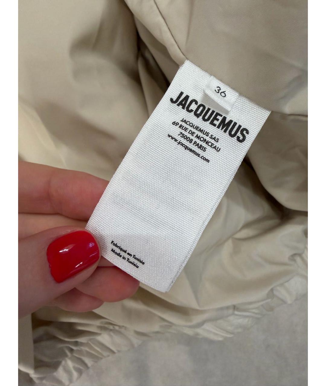 JACQUEMUS Бежевая куртка, фото 6