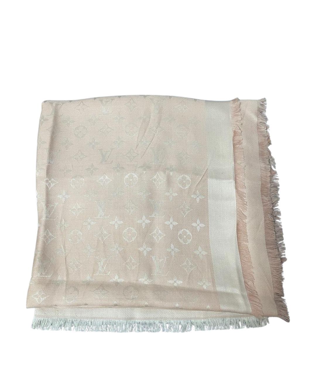 LOUIS VUITTON Розовый платок, фото 1