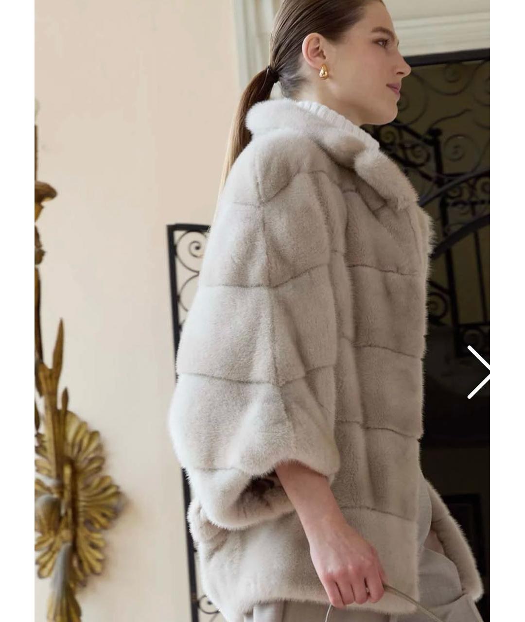 PAOLO MORETTI Черная меховая шуба, фото 6