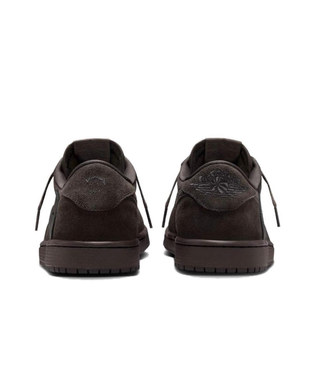 CACTUS JACK BY TRAVIS SCOTT Коричневые замшевые низкие кроссовки / кеды, фото 5
