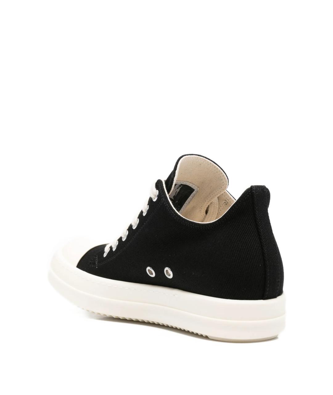 RICK OWENS DRKSHDW Черные кожаные кроссовки, фото 3