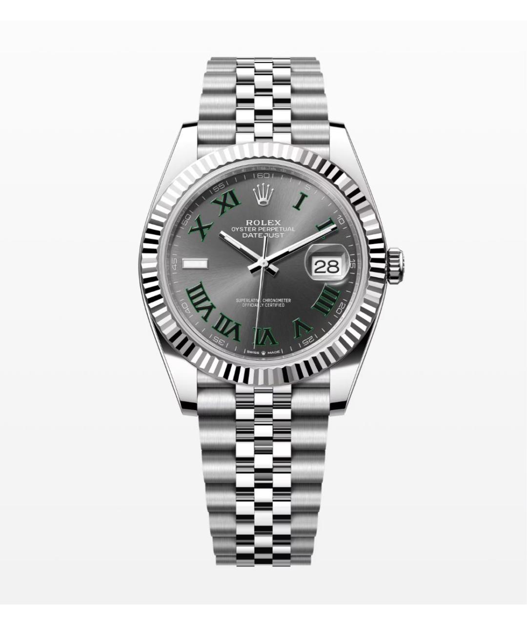 ROLEX Серебряные часы, фото 2