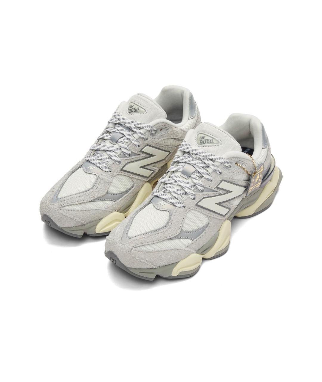 NEW BALANCE Серые замшевые кроссовки, фото 4