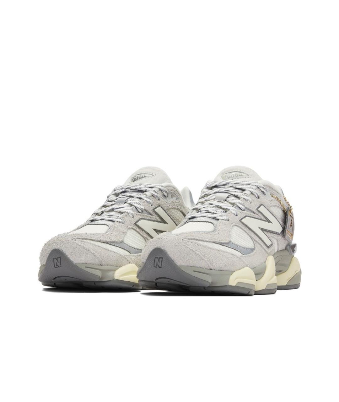 NEW BALANCE Серые замшевые кроссовки, фото 3