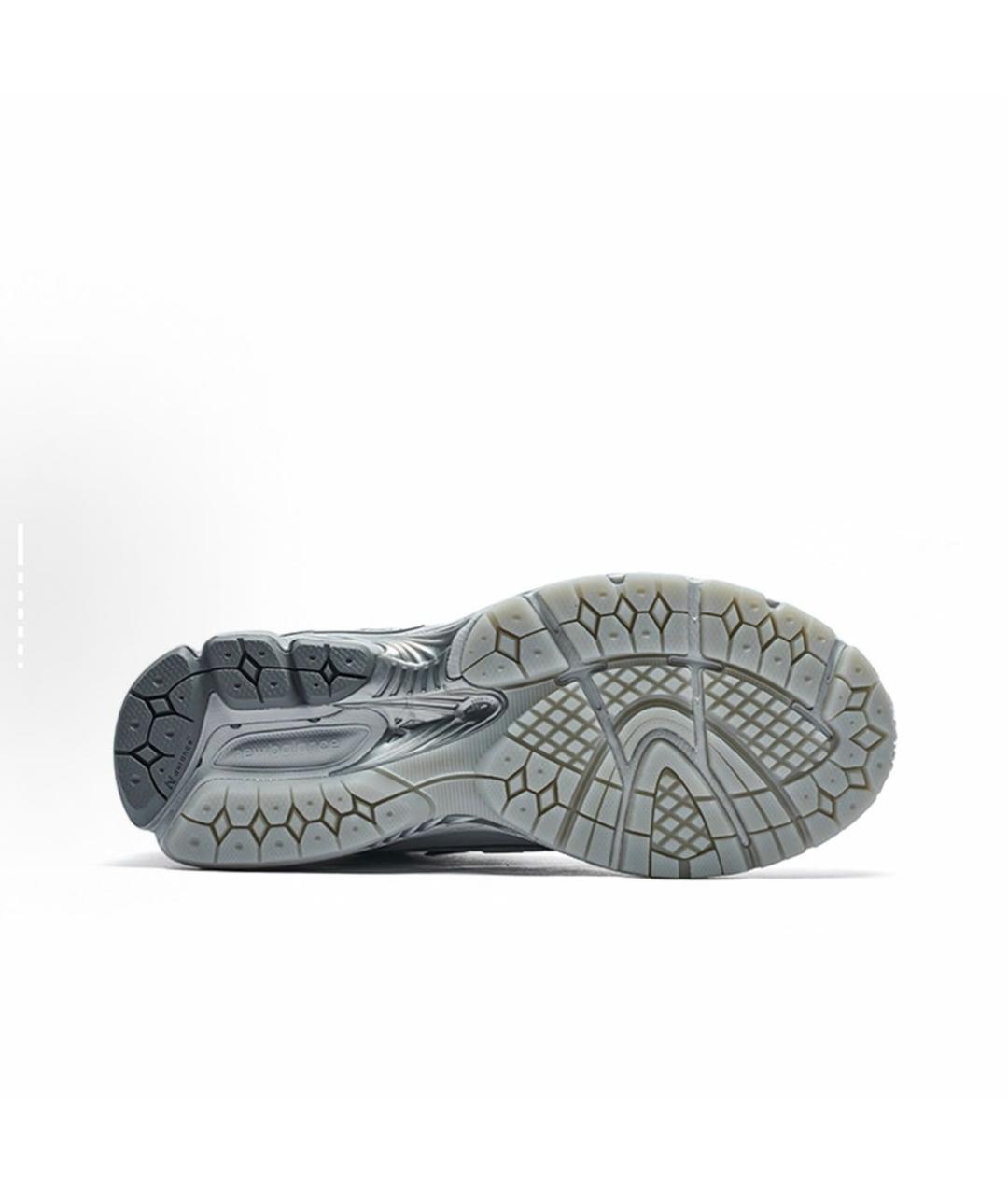 NEW BALANCE Серые текстильные низкие кроссовки / кеды, фото 5