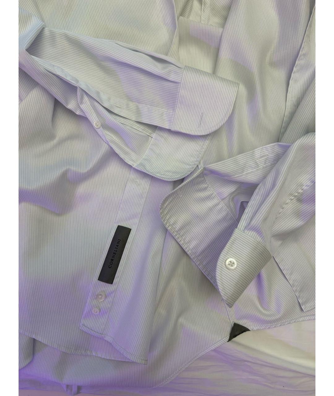 ERMENEGILDO ZEGNA XXX Белая хлопковая классическая рубашка, фото 4