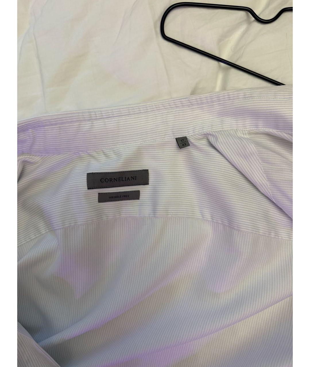 ERMENEGILDO ZEGNA XXX Белая хлопковая классическая рубашка, фото 3