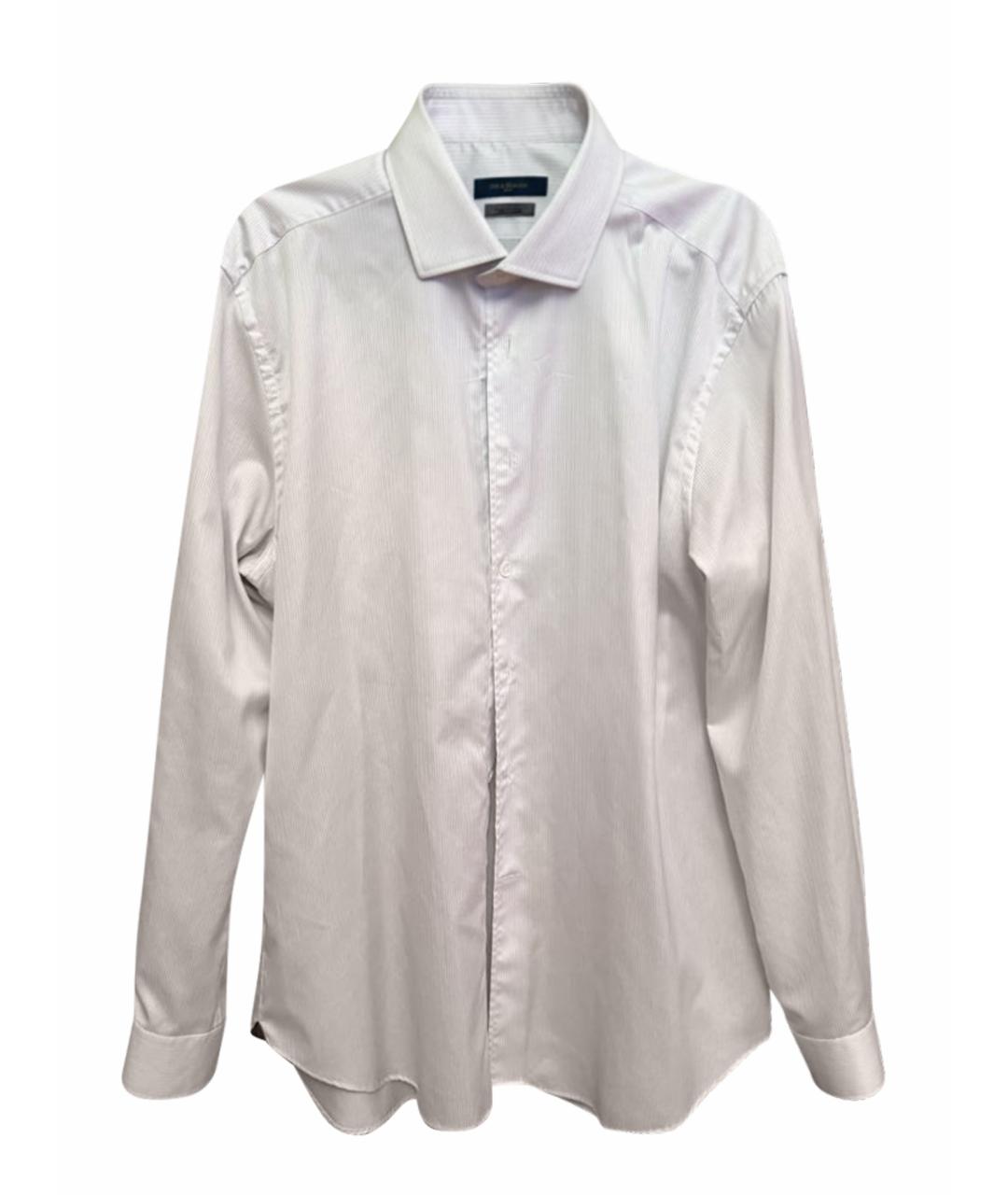 ERMENEGILDO ZEGNA XXX Белая хлопковая классическая рубашка, фото 1