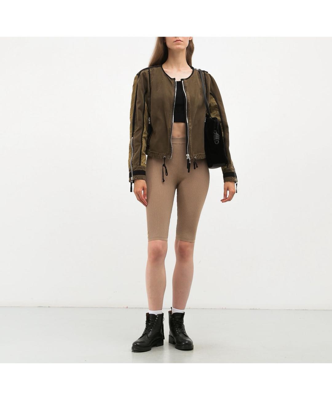 SAINT LAURENT Бежевые шорты, фото 7
