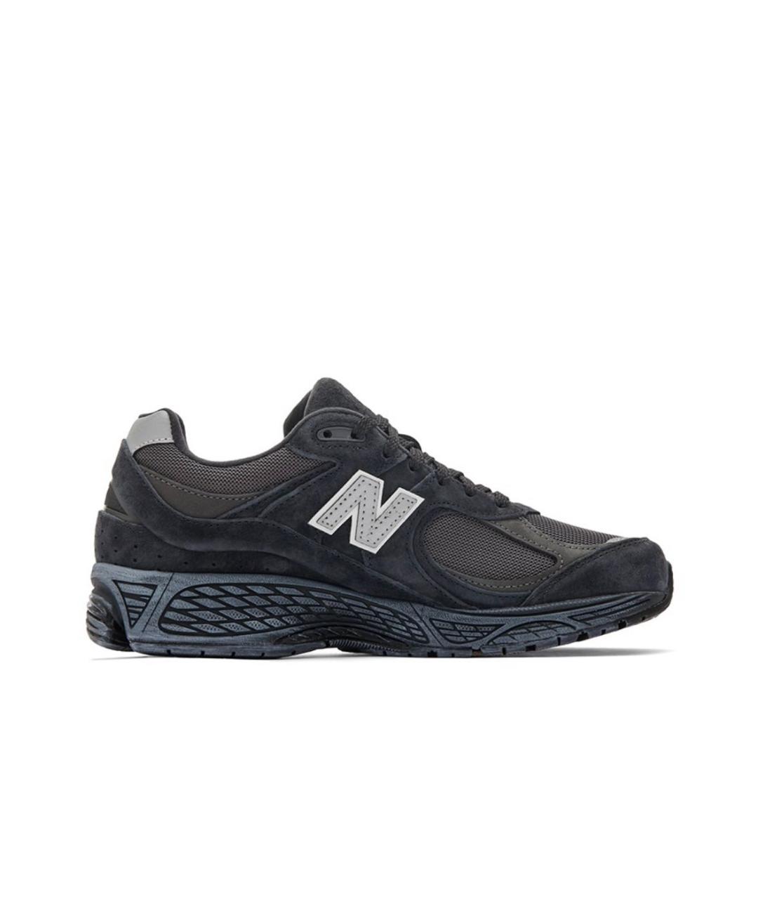 NEW BALANCE Антрацитовые замшевые низкие кроссовки / кеды, фото 7