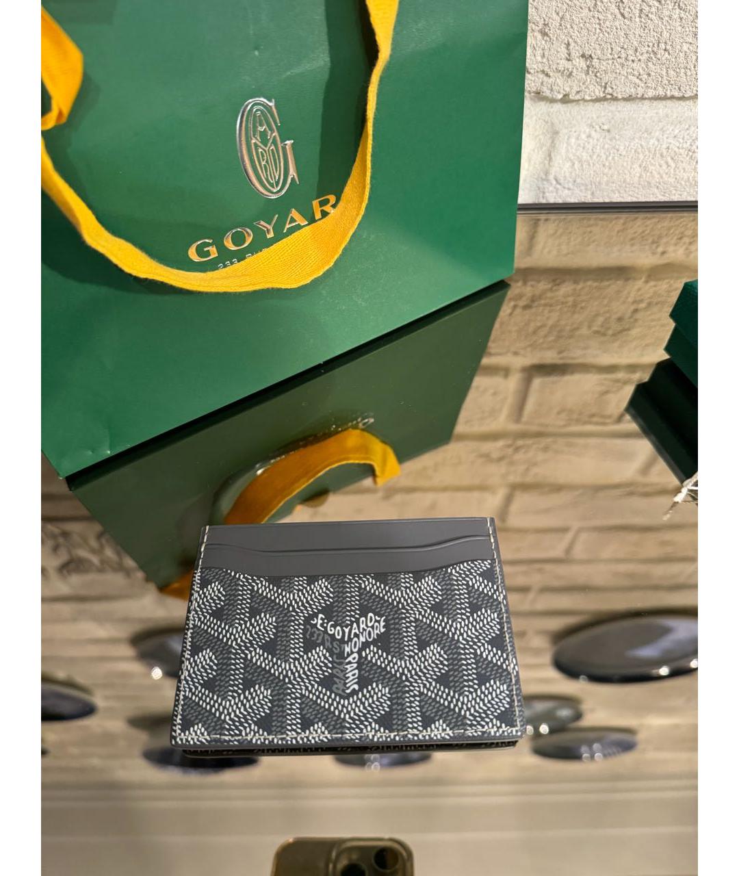 GOYARD Серый кардхолдер, фото 5