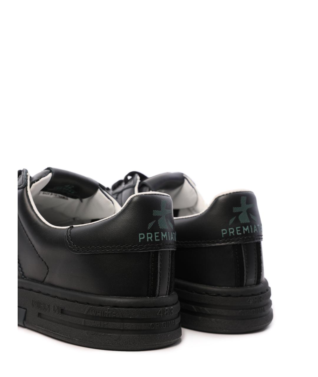 PREMIATA Черные низкие кроссовки / кеды, фото 2