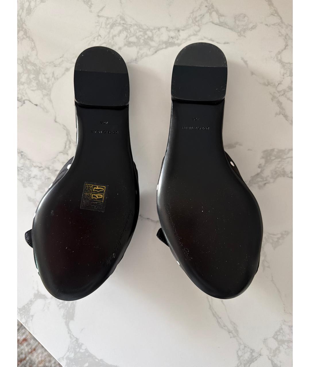 DOLCE&GABBANA Черные шлепанцы, фото 6
