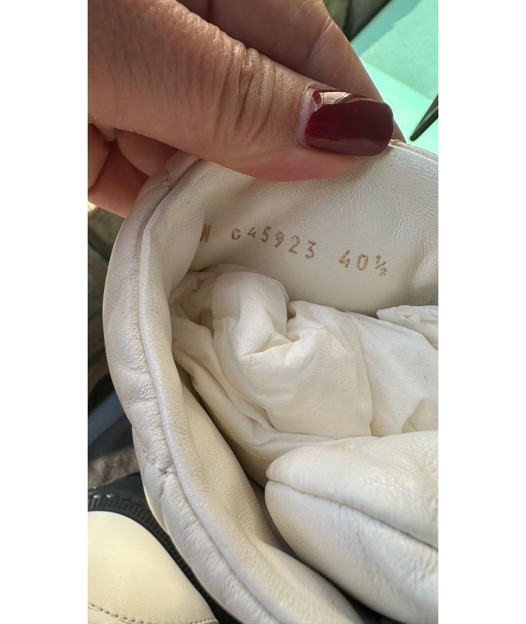 CHANEL Бежевые кожаные ботинки, фото 3