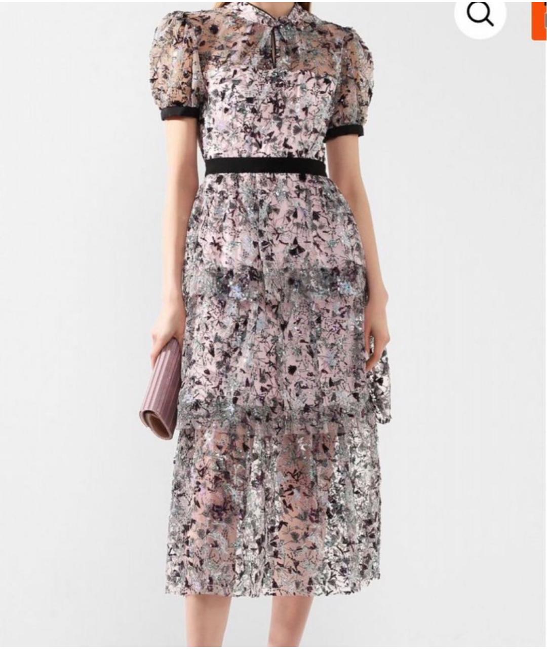 SELF-PORTRAIT Розовое вечернее платье, фото 4