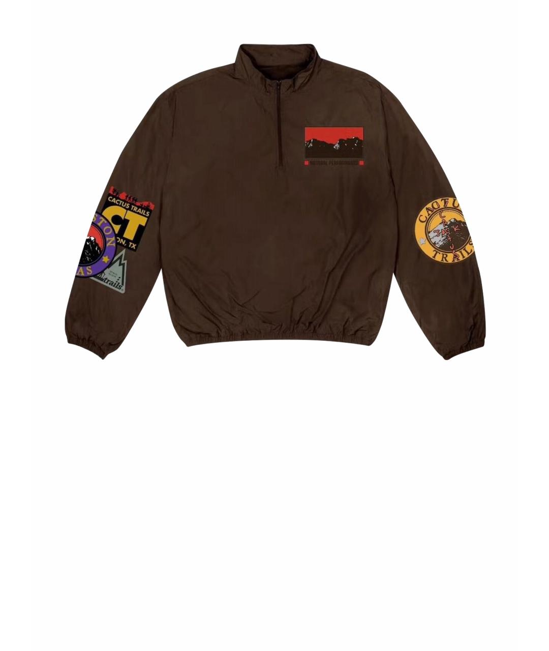 CACTUS JACK BY TRAVIS SCOTT Коричневая хлопко-эластановая куртка, фото 1