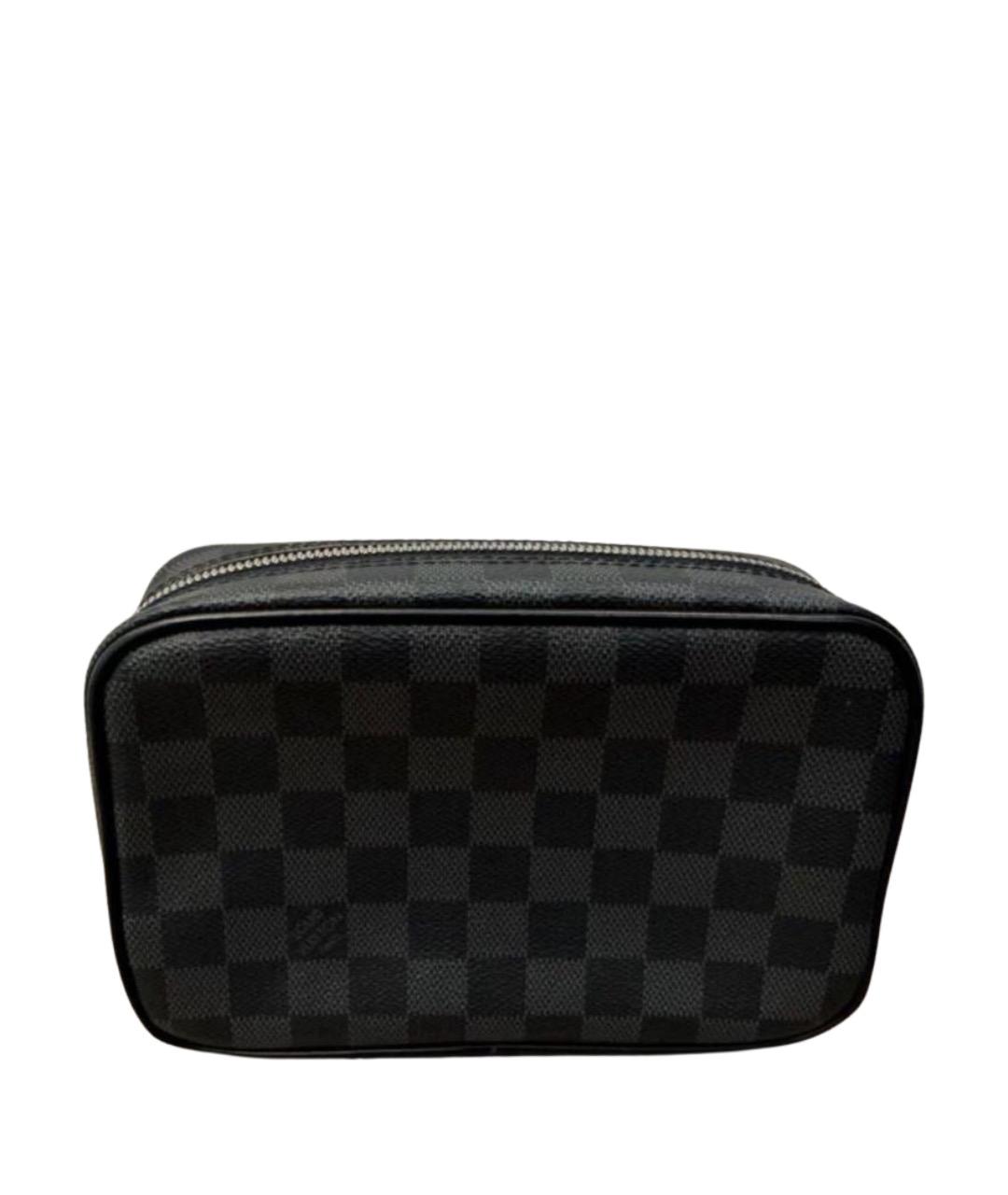 LOUIS VUITTON Черная барсетка, фото 1