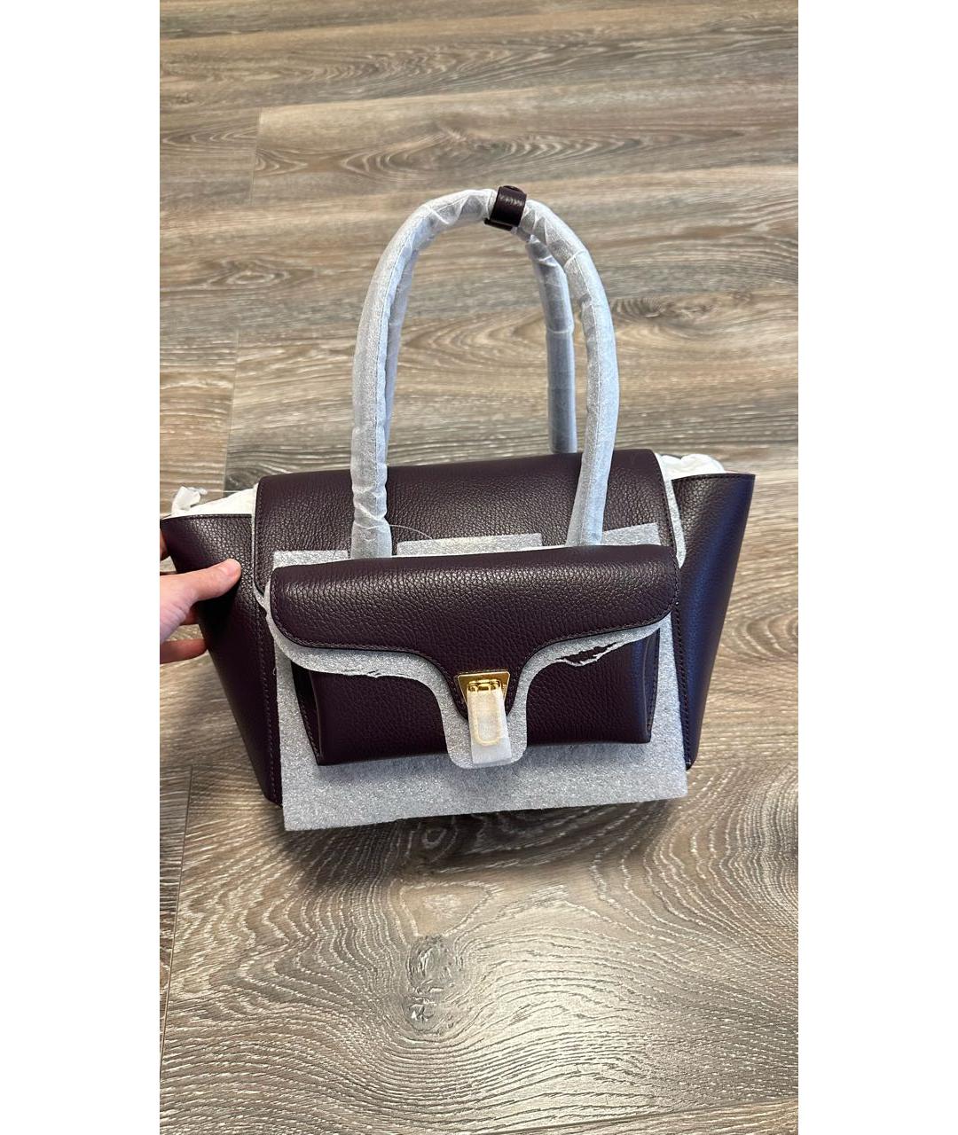 COCCINELLE Фиолетовая кожаная сумка через плечо, фото 6