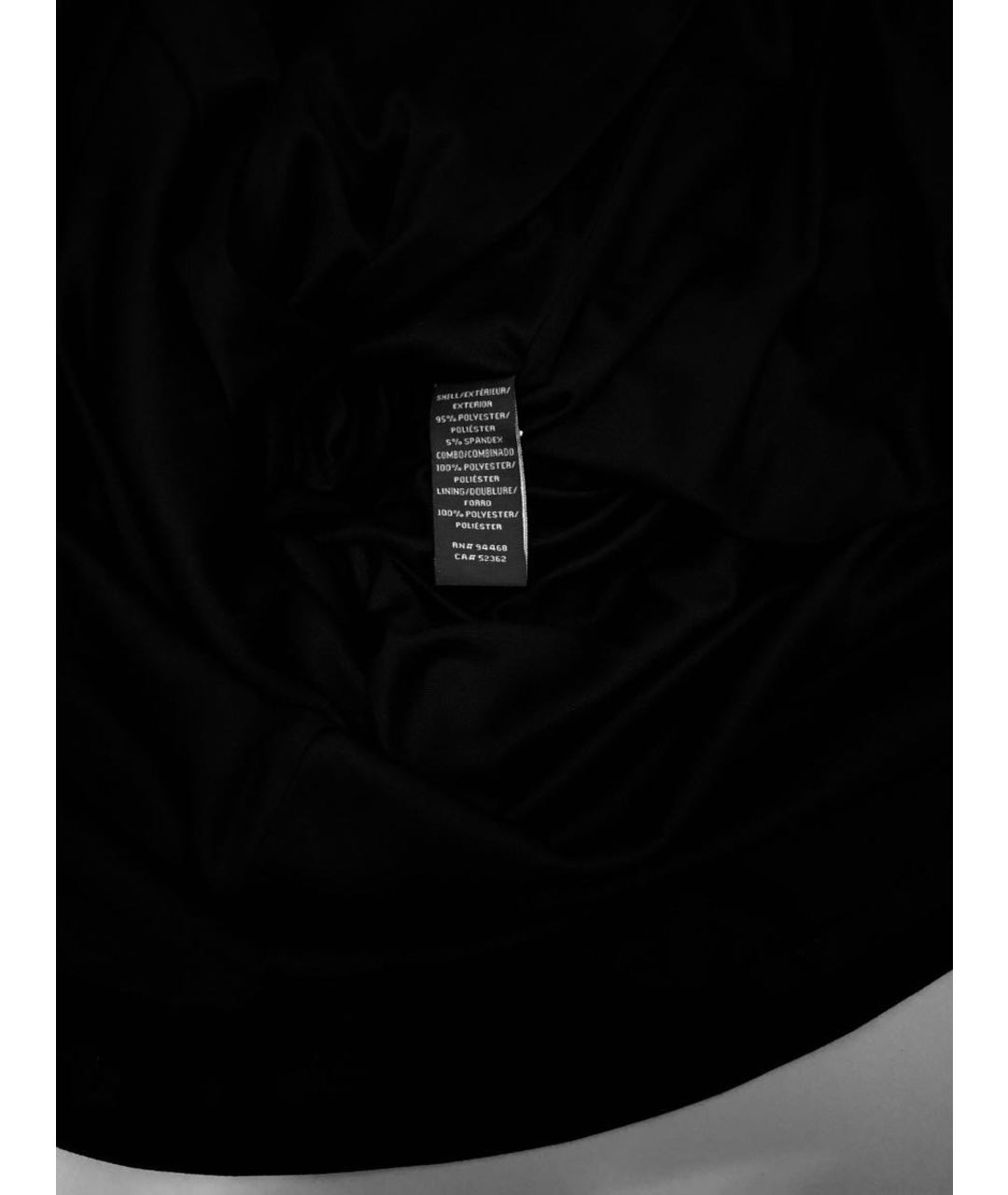 VERA WANG Черное полиэстеровое вечернее платье, фото 8
