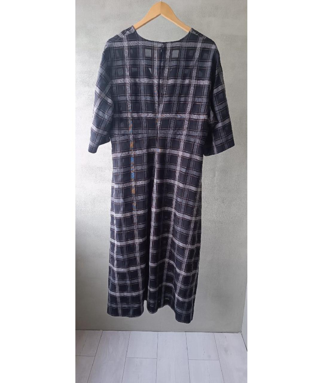 FABIANA FILIPPI Синее шерстяное повседневное платье, фото 2